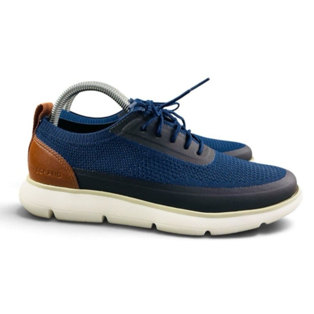 Cole Haan Zerogrand Omni Stitchlite Knit Sneakers Mens 7M Navy Blue C34656